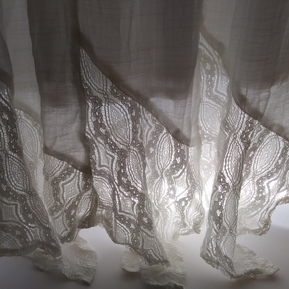 Apt 9 long white skirt